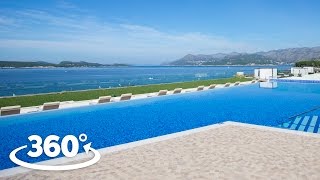 クロアチアのドゥブロヴニクのホテル[Valamar Dubrovnik President Hotel]のVR動画