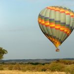 ウガンダのエリザベス国立公園で気球に乗るVR動画