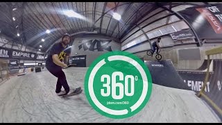 スケートボードとBMXのVR動画