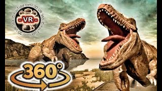 ティラノサウルスを観察できちゃう恐竜VR動画