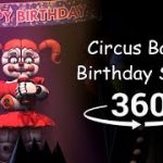 Five nights at freddy's の Circus Baby が誕生日を祝ってくれるドッキリホラーのVR動画